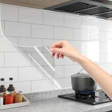 1 Roll Transparent Kitchen Wall Protection Film + 40 Cleaning Cloths, Self-Adhesive Oil-Proof & Waterproof Stove Splash Guard Sticker, Removable Transparent Wallpaper, Suitable For Cooking Area. Kitchen Oil-Proof Sticker, Stove Splash Guard Film, Wall Protection Sticker, Waterproof Kitchen Sticker, Removable Wall Sticker, Kitchen Wall Protection Film - Protective Film - View 10
