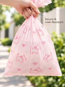 Macaron Color Pet Waste Bags, Thickened Portable Dog Poop Bags, Disposable Diaper Bags, Scented Dog Waste Bags, Leak-Proof And Durable, - A - View 3