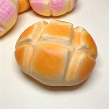 1pc Extra Large High Quality Slow Rebound Soft Bread Pineapple Bun Stress Relief Toy Prank Decor Unique Birthday Gift - Multicolor - View 4