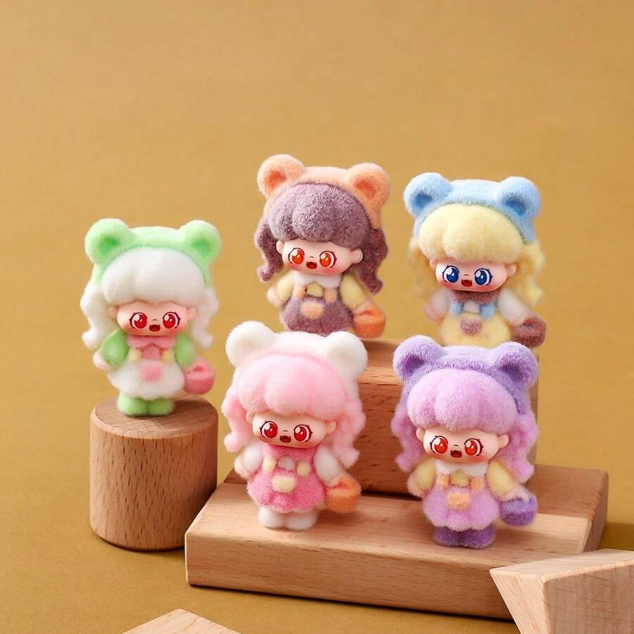 1 Set Boneka Manis Bertelinga Besar Seri Halloween, Gantungan Tas, Hadiah Koleksi, Hadiah Liburan, Hadiah Ulang Tahun, Hadiah Natal - Paket Kekasih Telinga Besar - View 1