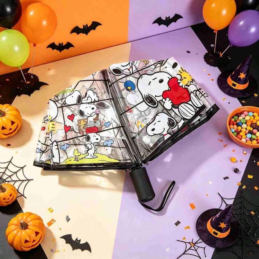 1pc 2026 New Snoopy Umbrella, Compact And Exquisite Design, Easy To Hold, Transparent Snoopy Print, Essential For Rainy Days, Perfect Gift Surprise For Friends And Family (Random Style) - Multicolor - View 1