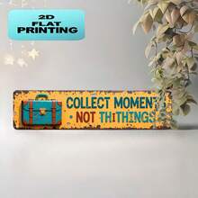 Vintage Travel Theme Decorative Hanging Sign With Suitcase Pattern And Text, Suitable For Cafes, Offices, Travel Agencies, And Inspirational Decor - A - View 4