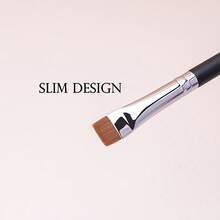 1pc Ultra-Thin Flat Concealer Brush Eyeliner Brush Precision Base Makeup Concealer Makeup Tool/Random Style - Black - View 5