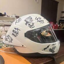 1pc Car Sticker Graffiti DIY Bicycle Sticker Bicycle Frame Top Tube Road Bike Motorcycle Fork Helmet Accessory Sticker Suitable For Bicycle Car Motorcycle Furniture Decoration Sticker - A - View 6