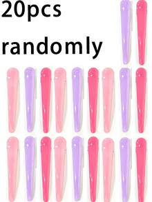 20/10/5pcs Multi-Functional Colorful Alligator Hair Clips, Fashion Salon Hair Clips, Bangs Clips, Styling Clips, Professional Hair Clips, Versatile Women's Accessories, Suitable For Daily Home Wear - Multicolor - View 8