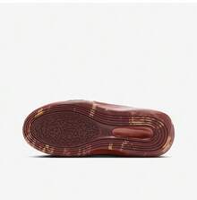 NIKE IsoFly Unisex Red & Gold Low-Top Basketball Shoes | Deep Red One-Piece Upper, Gold Swoosh, Court & Street Style FZ7298-600 - Red - View 5