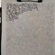 25pcs/50pcs/100pcs Interesting Coloring Drawing Book, Line Drawing Paper, Perfect For DIY Enthusiasts, Social Gatherings, And Interactions. It Can Also Be Used As A Birthday Or Holiday Gift To Pass The Time When Bored In Daily Life - A - View 4