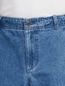 Nike New Men's Fashion Loose Patchwork Sports Denim Jeans HJ4267-491 - HJ4267-491 - View 2
