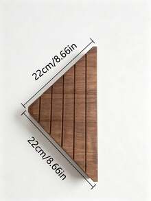 Wooden Corner Shower Rack Triangular Corner Stand For Bathroom Tiles,Home Deccor Room Decor Bedroom Decor, Multipurpose Wall Display Rack For Bathroom, Bedroom, Kitchen - View 14