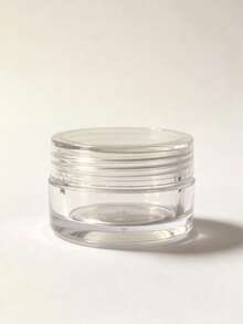 48/24/2pcs 10ML Sealed Leak-Proof Powder Dispenser Box, High Transparency Plastic Minimalist Transparent No Pattern Round Wide Mouth With 9-Grid Powder Sieve Spiral Sealed Lid And Flocked Powder Puff, Portable Makeup Refill Storage Empty Powder Jar For Travel, DIY Daily Makeup Storage - Multicolor - View 3