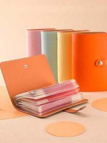 A Cash Storage Notebook That Can Hold 100 Banknotes, With Photos Of Banknotes And Stamps On It, And 1A6 Large Storage Space - Multicolor - View 9