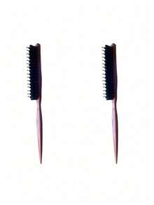 1pc Hair Styling Comb With Pointed Tail For Volumizing And Curling - Brown - View 13