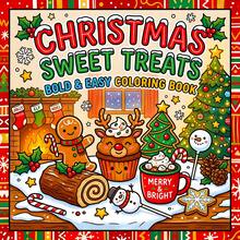 Student Coloring Book, Fun Christmas, 24-Page Themed Dessert Coloring Book, Simple Bold Design Easy To Color, Relaxing, Suitable As Birthday And New Year Gift, Christmas Party, Back To School Season - Christmas Desserts - View 12