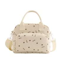 Rongguang Square Handheld Lunch Bag, Office Worker Handheld Bento Box Bag, Student Lunch Bag, Insulated Lunch Bag - Multicolor - View 4