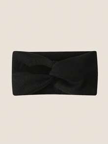 3pcs Minimalist Solid Color Criss-Cross Headbands, Suitable For Girls' Daily Casual Wear - Multicolor - View 8