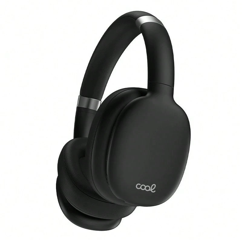 Auriculares Stereo Bluetooth Cascos COOL Roller Negro - Ver 1