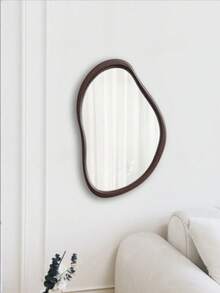 Wall Mirror - A Decorative Mirror With An Irregular Shape, Suitable For Wall Mounting Or For Use In Dressing Areas, Bedrooms, Living Rooms, And Hallways. - 1PC - View 1