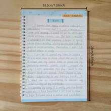 1 Set Of 3 3D Grooved English Handwriting Practice Books, Simple Version, Including Basic English Letter Training, Vocabulary Training, Sample Text Training And 1 Set Of Magic Pen With 5 Refills, Reusable, Suitable As Birthday Gift - Set Of 3 Notebooks + 1 Pen With 5 Refills - View 7