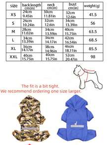 1pc Blue Pet Raincoat, Lightweight Polyester Fiber Reflective Strips Full Coverage 4-Leg Dog Outfit, Waterproof Pet Raincoat, Suitable For Small And Medium Poodle Dogs Year-Round Wear - Multicolor - View 2