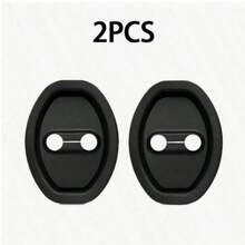 2/4pcs Car Door Edge Guard Protector, Silicone Door Stopper Cover, Anti-Rust Anti-Dust Shock-Absorbing Door Lock Cap, Universal Car Interior Accessory, Reduce Door Closing Noise, Suitable For Most Vehicles - A - View 11