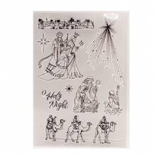 1pc Camel Transparent Silicone Rubber Stamp Vintage Clear Stamp For Card Making DIY Scrapbooking Photo Magazine Album Decoration, Reusable Stamp For Card Making Decoration And DIY Scrapbooking Album Crafts - Stamp - View 5