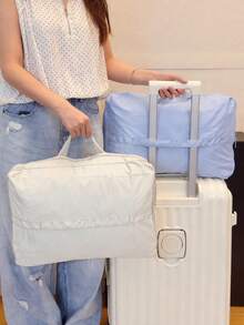 Compressible Space-Saving Travel Clothing Storage Bag, Luggage Clothing Underwear Bra Storage Cube, Travel Compression Organizer Bag - View 7