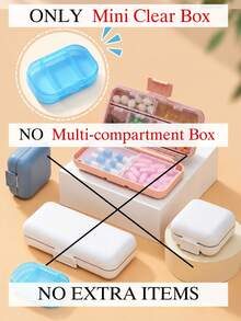 Portable Moisture-Proof Pill Box, Unisex, Travel Essential, Travel Essentials For Women, Cruise Essential, Dorm Essential, Essential For Home - Multicolor - View 19