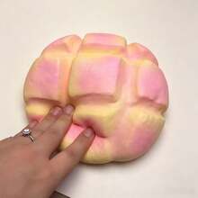 1pc Extra Large High Quality Slow Rebound Soft Bread Pineapple Bun Stress Relief Toy Prank Decor Unique Birthday Gift - Multicolor - View 3