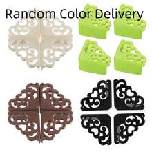 Crown Hollow Silicone Table Corner Protector, Soft Flexible Durable Anti-Collision Corner Guard, Shock-Absorbing Furniture Edge Safety Cushion, Suitable For Baby Protection, Child Safety, Home Protection, Coffee Table, Desk, Cabinet, Random Color Shipment - Multicolor - View 10