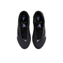 Nike Ja 4 EP Dark Mode Comfortable Lightweight Low-Top Basketball Shoes Unisex Black Silver Blue - Black - View 4