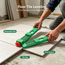 Tile Leveling Tensioning Tool, Adjustable Tile Tensioner With Work Gloves, Suitable For Wall And Floor Tile Installation - A - View 4