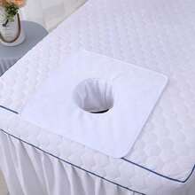 Pill-Resistant, Fade-Resistant, Breathable & Durable Beauty Salon Bed Head Hole Towel, With Opening For Body Massage And Physical Therapy - Multicolor - View 13