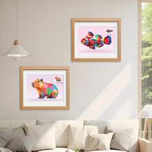 1pc Sticker Puzzle - Children's 3D Geometric Collage Sticker, Handmade DIY Intelligence Puzzle Sticker, Focus Training Early Education Educational Toy, Educational Activity Book, Suitable For Adults, Cultivate Creativity And Motor Skills, Includes Animals, Shapes, Colors - Birthday, Christmas, Halloween Gifts - Multicolor - View 4