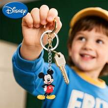 2pcs Disney New Material, Playful Mickey Mouse, Keychain Pendant, Key Ring, Halloween Holiday Gift Decoration Keychain, Car Keychain, Key Chain Backpack Wallet Keychain, Christmas Holiday Party Gift, Cute Keychain, Women's Keychain, Key Chain, Keychain Pendant, Women's Car Accessories, Back To School, Mexico - Multicolor - View 8