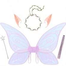 1pc New Holiday Party Makeup Prop Adult Costume Accessory Butterfly Wings, Fairy Wings - Multicolor - View 24