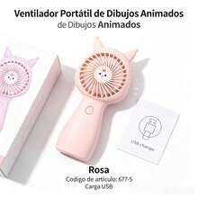 Abanico USB N73 caricatura portátil rec ventilador mano Mexico - 1 - Ver 1