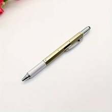 2pcs 6-In-1 Pocket Multi Tool Pen, Level Ruler Precision Screwdriver ...