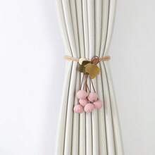 Handmade Fabric Cherry Curtain Tieback Rope, Cute Fruit Shape Window Curtain Holdback, Decorative Curtain Tie For Bedroom, Living Room, Farmhouse Home Window Decoration - Hawthorn Flower Lace-up - View 22