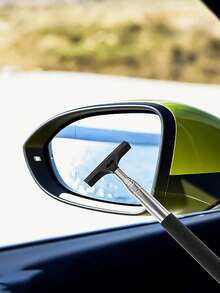 3/2/1pc Retractable Car Rearview Mirror Squeegee, Rearview Mirror Wiper With Telescopic Pole, Portable Window Cleaner, Suitable For Car Interior, Home, Office And More, Multiple Styles Available, Essential Gift For Drivers - A - View 6