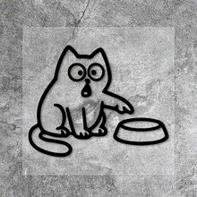 1 Set Stiker Mobil Bertema Kucing Lucu, Terbuat dari Bahan Vinyl PVC Tahan Air dan Tahan Lama, Cocok untuk Tutup Tangki Bensin dan Lubang Pengisian Bahan Bakar - A - View 7