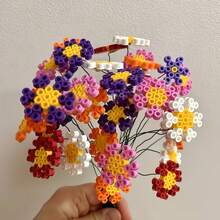 96 Warna/48.000 Buah Manik-manik Perler dan Set Peralatan. Pinset, Sendok, Pemisah, Kit Bahan Pembuatan Perhiasan Seni Piksel, Sangat Pas. Bahan Kreatif Manik-manik Fusion DIY Buatan Tangan - MultiWarna - View 12