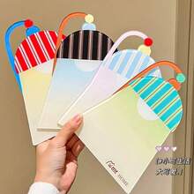 1pc Acrylic Door Sign, Erasable Entry Message Hanging Board, Vintage Striped Hat Design, Doorway Delivery Information Whiteboard, Suitable For Home Decor, Kitchen Message Board, Desktop Message Board - A - View 6