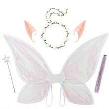 1pc New Holiday Party Makeup Prop Adult Costume Accessory Butterfly Wings, Fairy Wings - Multicolor - View 23