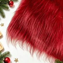 1pc Long Pile Faux Fur Fabric, Fluffy Plush Material, Multiple Colors Available, DIY Sewing And Home Party Decoration - Multicolor - View 12