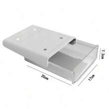No-Drill Desk Drawer, Hidden Under-Desk Storage Drawer, Plastic Self-Adhesive Sliding Desk Drawer For Office, Vanity, Home Use - Multicolor - View 11