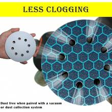 2pcs 5 Inch 8-Hole Wax Polishing Pad Buffer, Flocked Self-Adhesive Protective Soft Pad, Round Disc Wet/Dry Sandpaper Polishing Soft Pad - 2Pcs 5inch 8 Holes - View 5