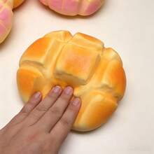 1pc Extra Large High Quality Slow Rebound Soft Bread Pineapple Bun Stress Relief Toy Prank Decor Unique Birthday Gift - Multicolor - View 5