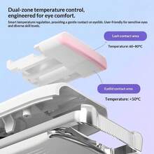 ICEWLESS Smart Temperature Control Heated Eyelash Curler, Long Lasting 3D Natural Curled Eyelashes, USB Rechargeable Eye Makeup Beauty Device - View 3