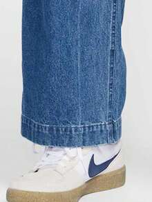 Nike New Men's Fashion Loose Patchwork Sports Denim Jeans HJ4267-491 - HJ4267-491 - View 5
