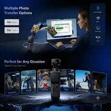 4K Pocket Camera For Vlog, 75MP Handheld Vlog Camera, 330° Rotating Lens, Wireless, With 64G TF Card, 1.72-Inch Touchscreen, Face Tracking, Tripod, Pocket Camera For Daily Recording - View 12